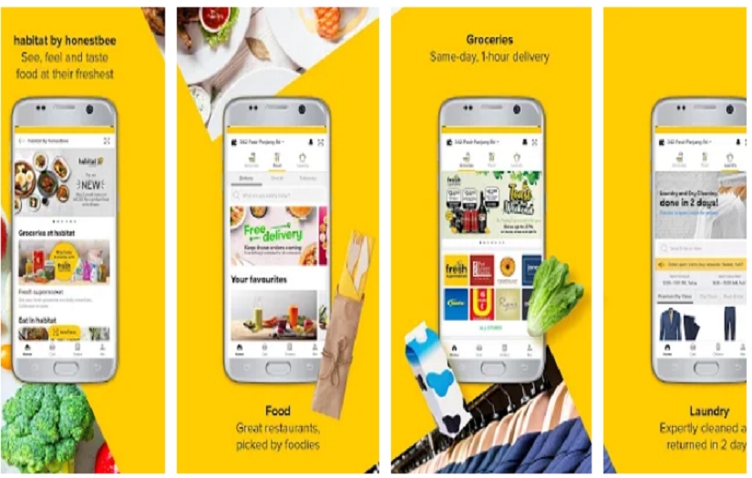 Honestbee Grocery & Food Delivery App screenshot 1